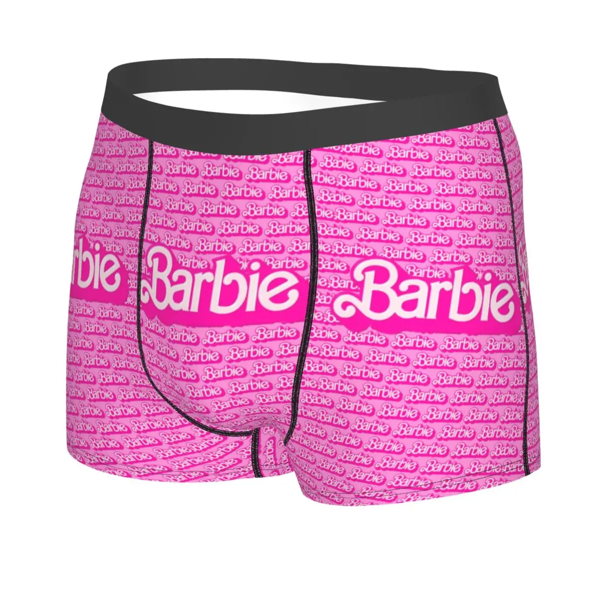 Custom Male Cool Barbie Pattern Underwear Boxer Briefs Soft Shorts Panties Underpants