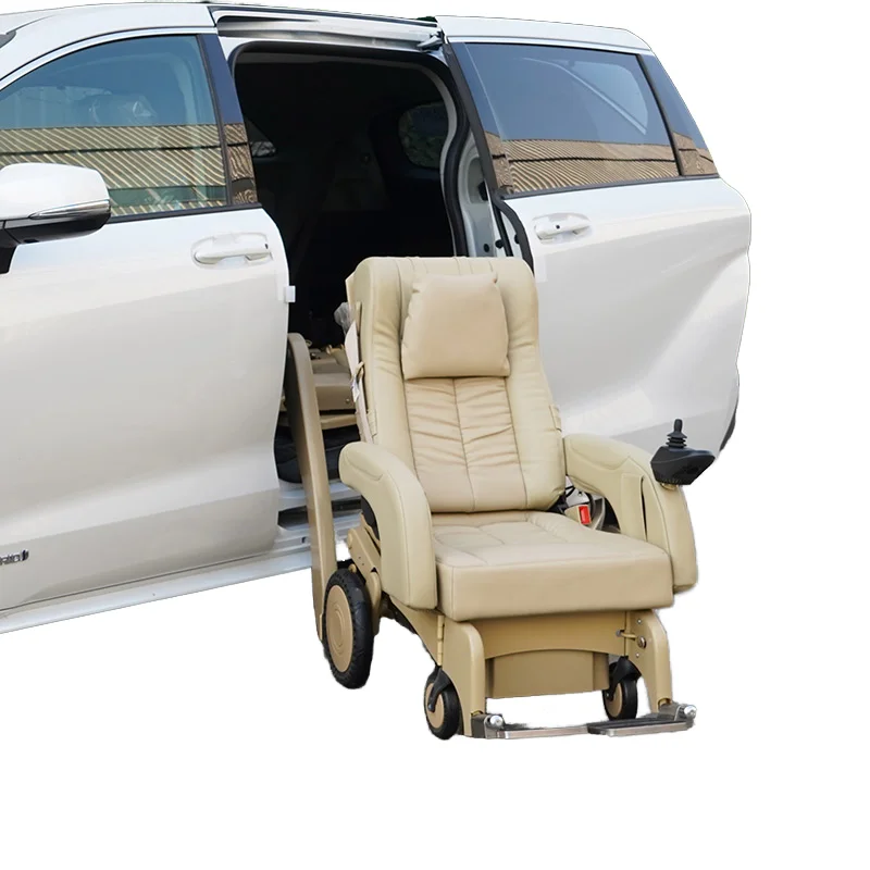 Handicapped Vehicle Electric Wheelchair Separately Hydraulic Lifting Rotating Seat with Electric Version BZ-SDMA-WA