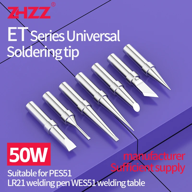 for Weller ET Soldering Tips ETA ETB ETC ETD ETO Compatible with WESD51 WE1010 PES51 Soldering Station Discount Sales Promotion