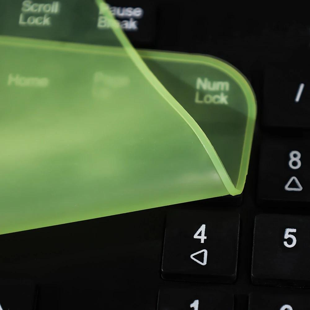 Película protetora universal para teclado de laptop, 15/16/17 polegadas, computador notebook, à prova d'água, poeira, silicone, para apple macbook