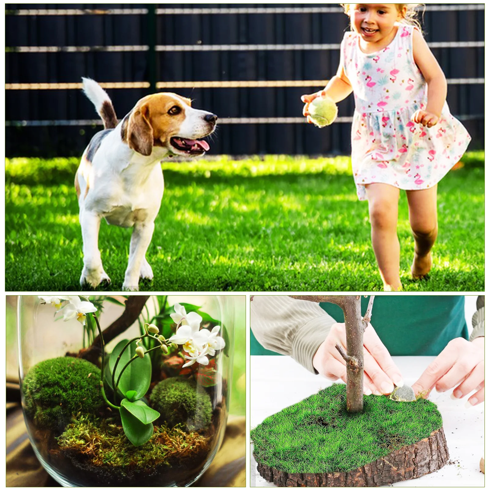 

Artificial Moss Turf Premium Quality Realistic Fake Moss Rug Grass Carpet for Garden Floral Arrangement Decorative Greenery