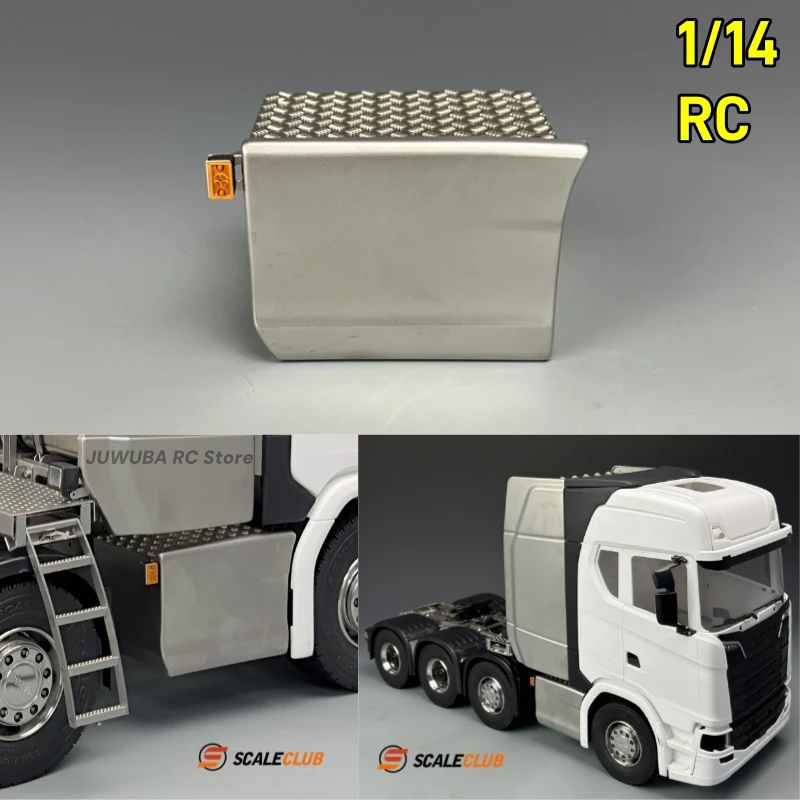 770S RC Truck Exhaust Box Toolbox For Tamiya SCANIA 770S RC 1/14 Tractor Truck Trailer Parts Accessories Scaleclub PQG-770S-1