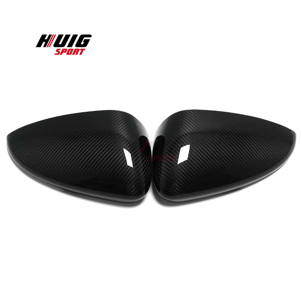 2pcs Real Carbon Fiber Mirror Cover Car Rearview Side Mirror For Lotus Emira Coupe HTC GT4 2022 2023 Paste Style Accessories