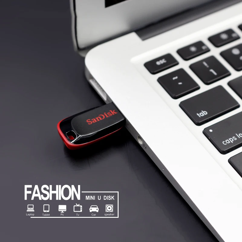 محرك أقراص فلاش USB صغير من سانديسك ، محرك قلم ، محرك أقراص ، وحدة ذاكرة ، 50 ، 32 جيجابايت ، 64 جيجابايت ، 16 جيجابايت ، 16 جيجابايت ، CLE ، USB ، قرص فلاش
