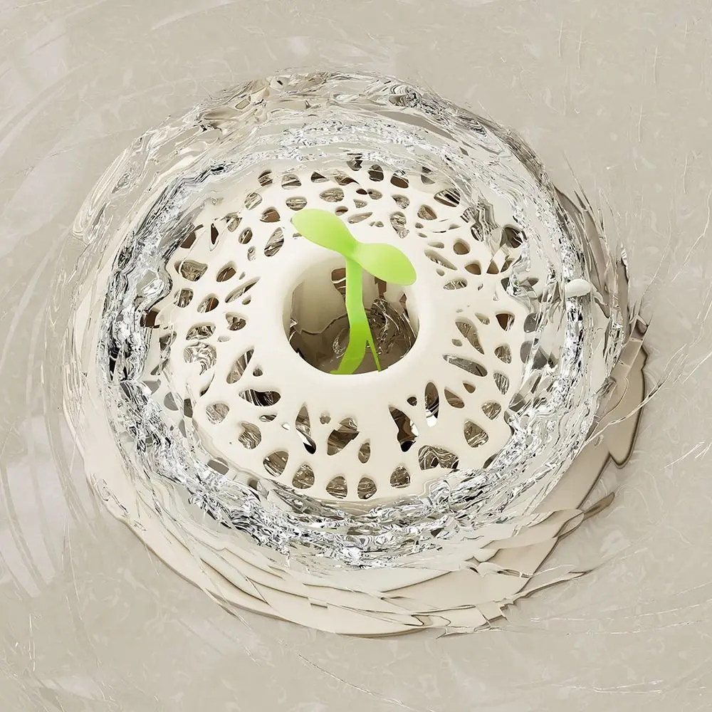 Deodorizing Kitchen Sink Automatic Filter Sink Drain Plug Accessories Anti-blocking Basket Sink Strainer Basket Press