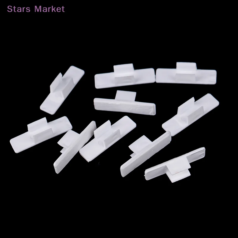 New 10pcs New Selfadhesive Pen Holder Pencil Clip Holder Desktop Fixed Pen Case