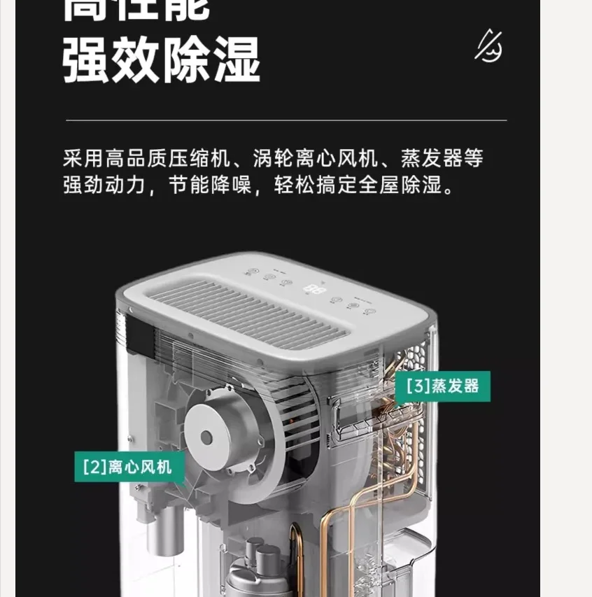 

220 В осушитель Haier для дома, тихий очиститель воздуха в помещении, поглотитель влаги, сушилка BD