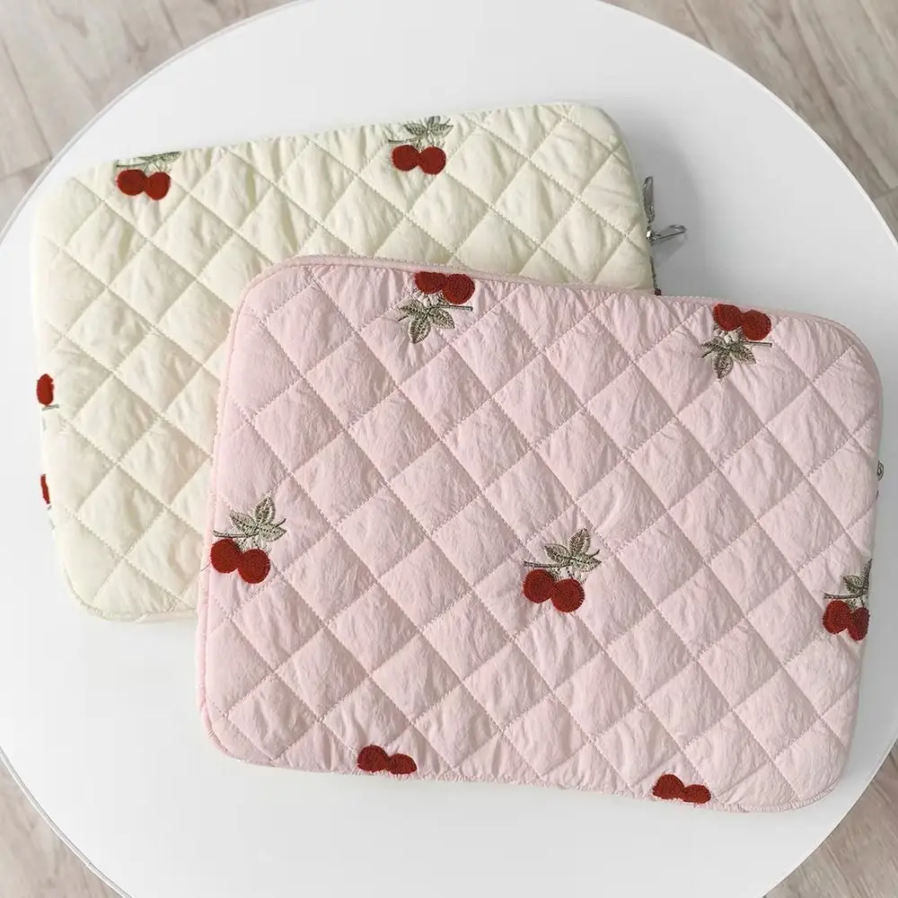 

Милый чехол для ноутбука Cherry, мягкий чехол для ноутбука 11, 13, 14, 15, 16 дюймов, чехол для планшета, компьютерная сумка для ноутбука Lenovo Dell