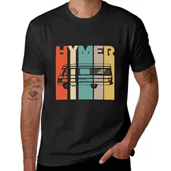 Hymer Colours T-Shirt man clothes summer top plain black t shirts men