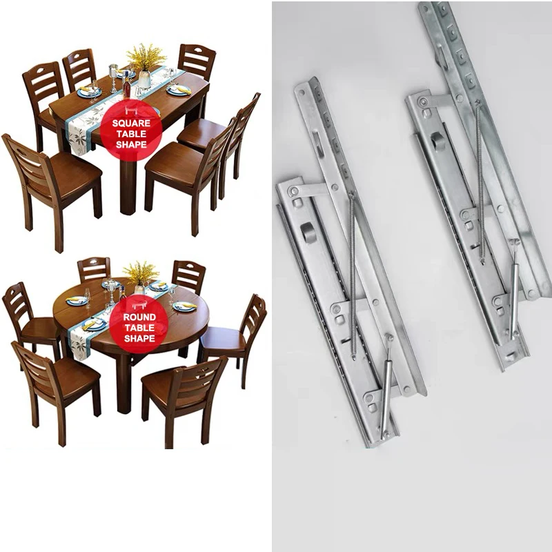 Automatic Lifting Table Slide Rail Extending Table Slide Rail Dining Table Telescopic Lifting Slide Rail