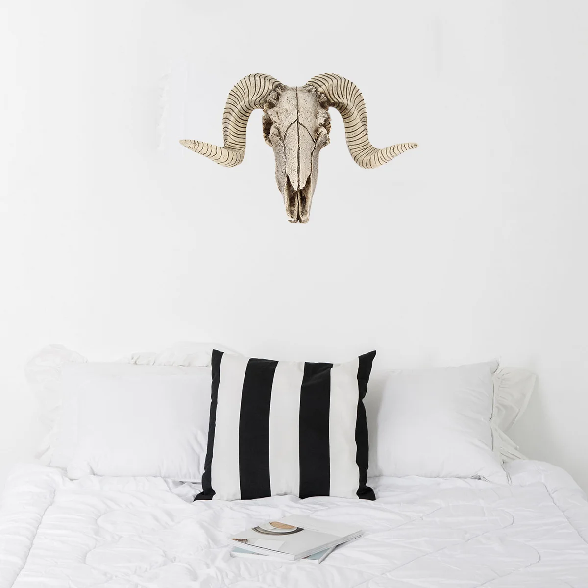 

Hollow Design Sheepshead Wall Decor Pure Color Creative Home Decoration for Dining Room Wall Decor Sheepshead