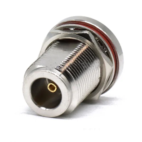 N Female jack O-ring Bulkhead crimp 50-2 RG405 086 cable RF Coaxial  Connector for Semi-rigid and semi-flexible line