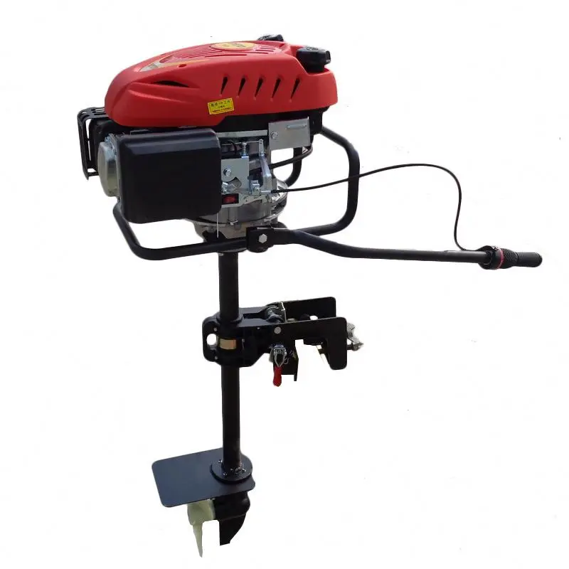 

Two-stroke 4P Horsepower Rubber Boat Punching Boat Motor Hookup Propeller Outboard Engine