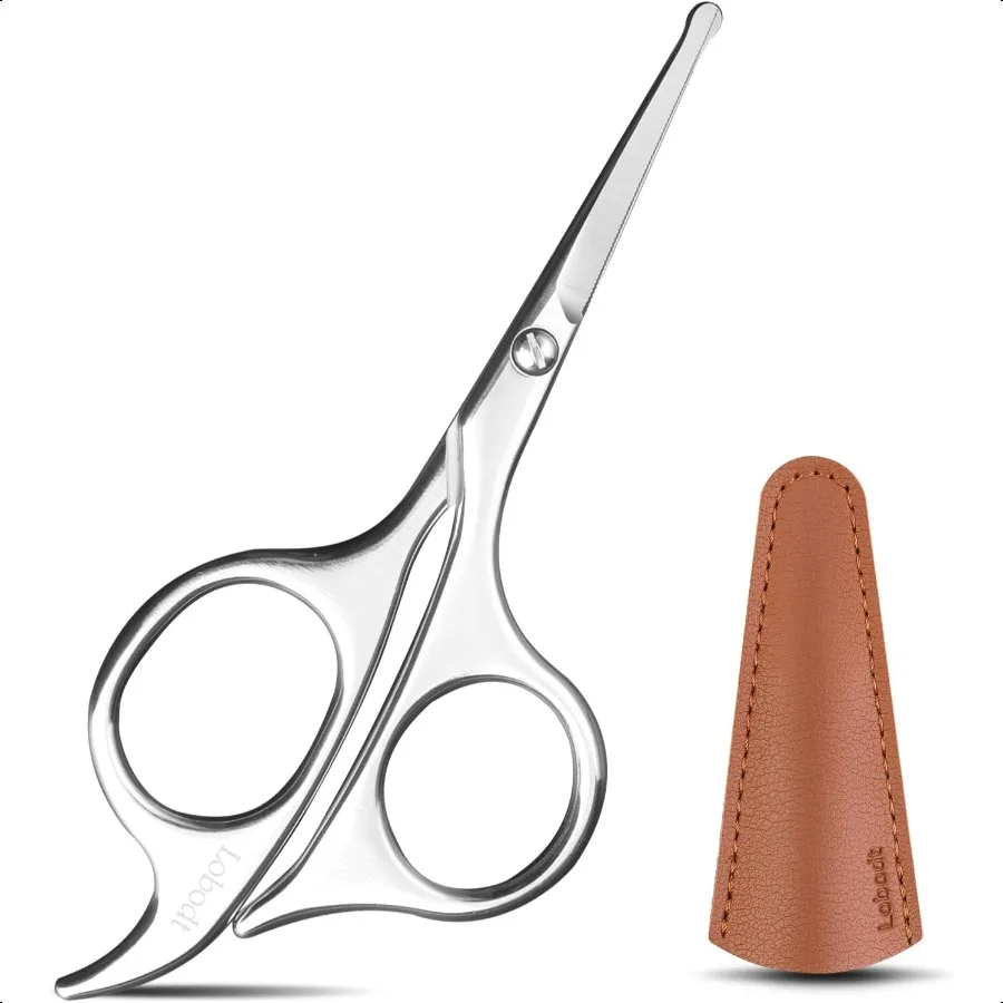 

4.7 inch small Nose Hair Scissors with Rounded Tip for Trimming Small Details Facial Hair Ear Hair Eyebrowbathroompersonal care
