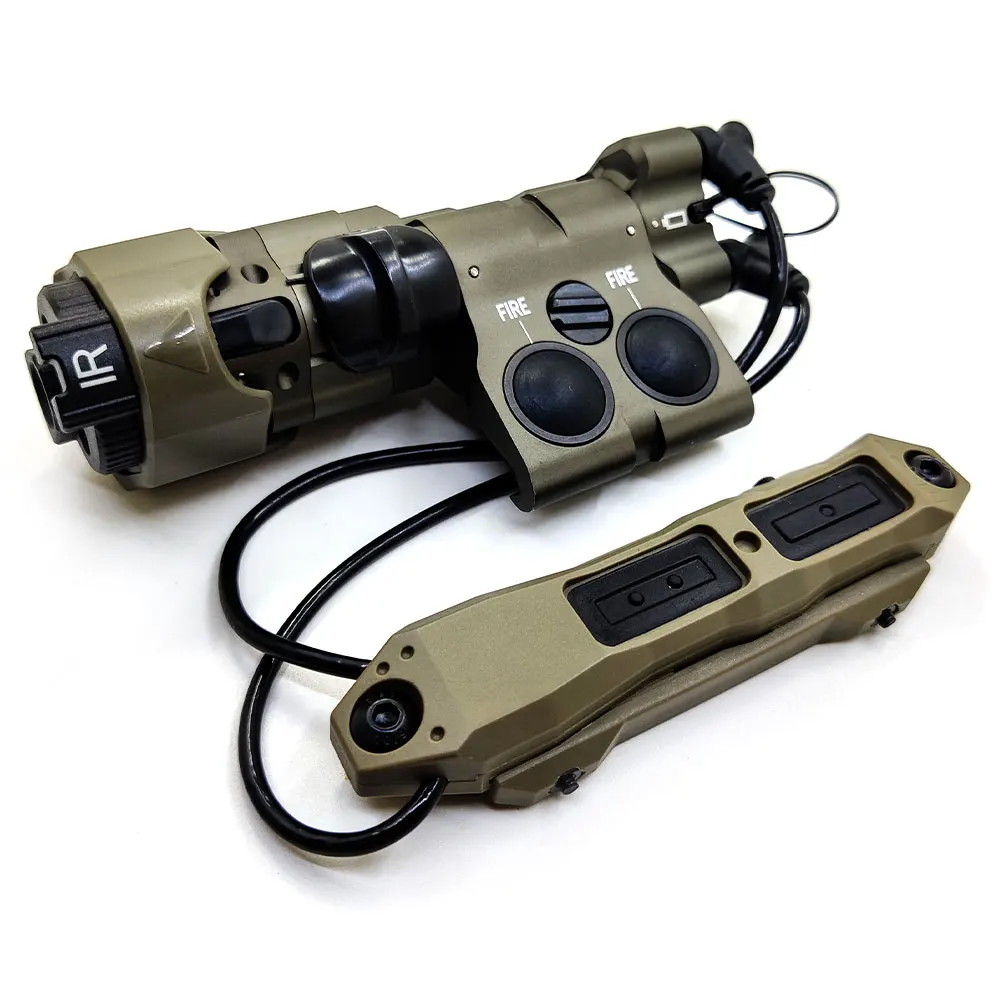 SOTAC-GEAR Aluminium MAWL C1 Groene IR Laser IR LED Wapenlamp Tactische Richtlamp met Dubbele Functieschakelaar