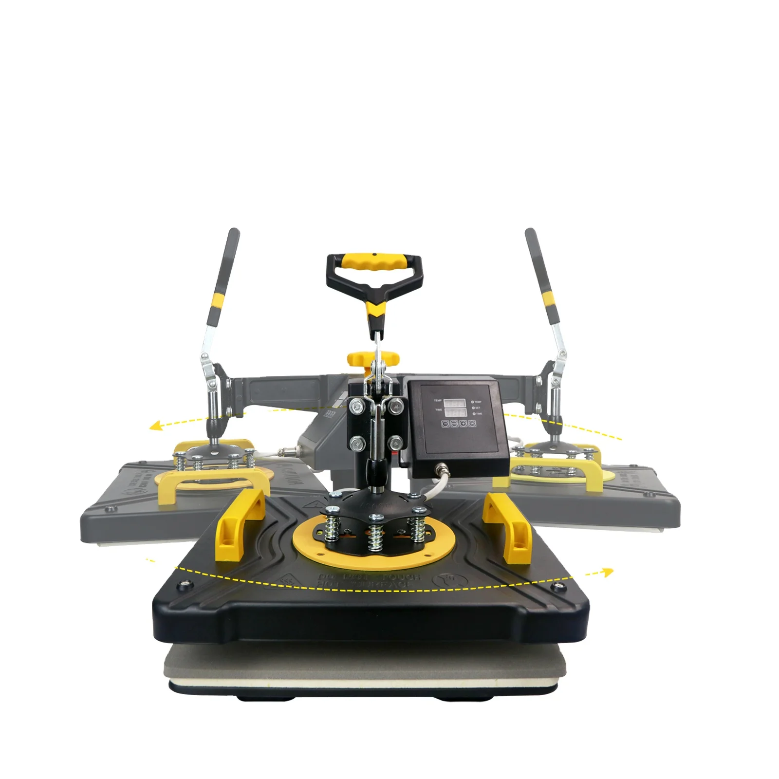 Custom T Shirt Heat Transfer Printer 5 In 1 Combo Sublimation Heat Press Machine For Hat/mug/plate/ Bottle/ T-shirts Printing