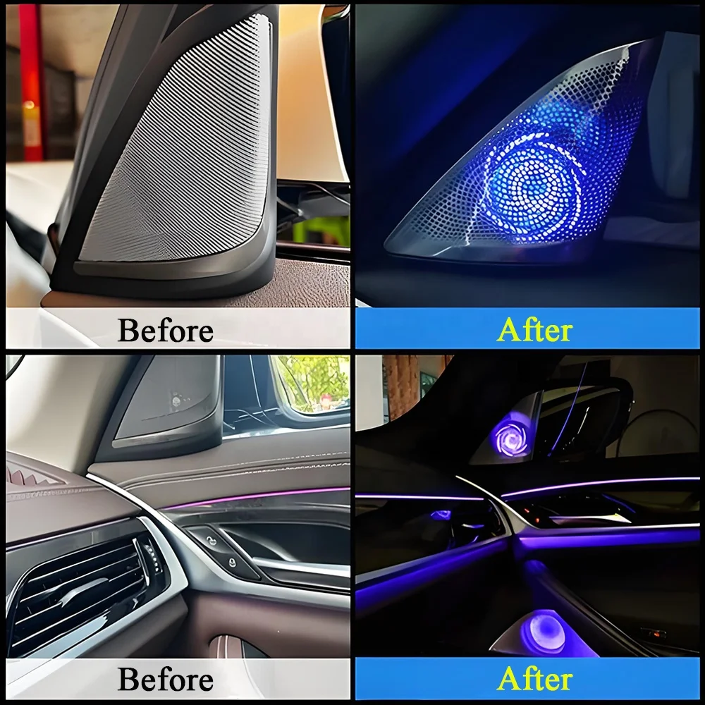 

Уникальная крышка центра автомобиля, синхронный красочный декоративный внутренний атмосферный светильник для G30 G38 2016+