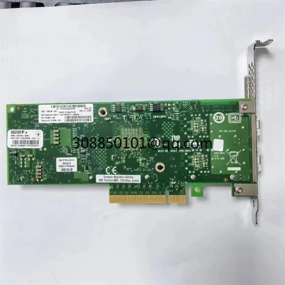 727055-B21 790316-001 784304-001 562SFP 10G dual port 10 Gigabit Ethernet card