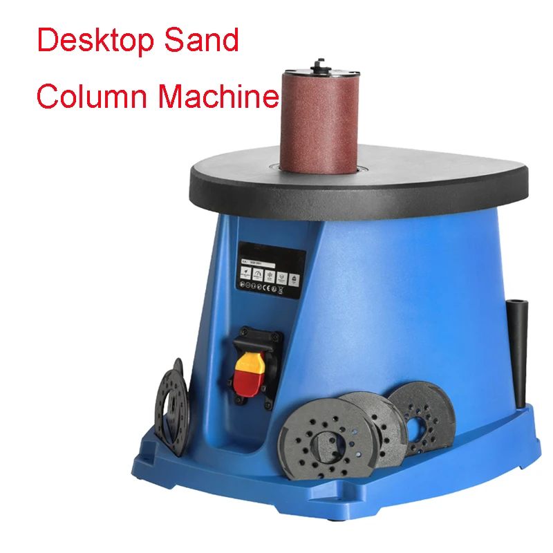 14 inch Desktop Shaft Oscillating Spindle Sander Sand Column Machine Grinding Tool 220V Sand Mill Roller Machine