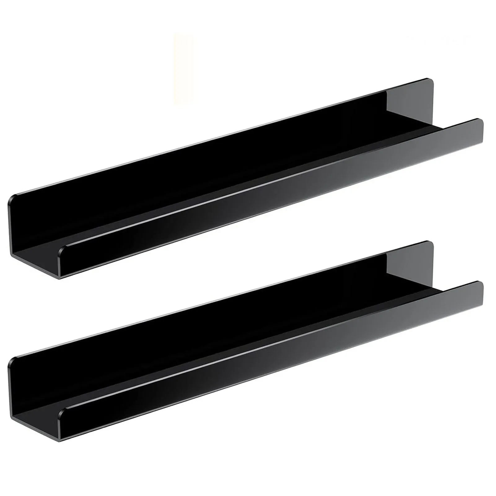 2 Pcs Home Magnetic Books Rack Convenient Simple Operation Shelves for Magnetically Attached Surface