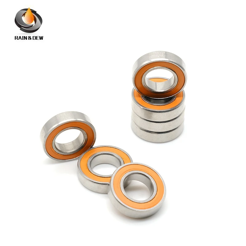 1 szt. SMR105 2RS CB 5x10x4mm ABEC-7 LD Łożysko hybrydowe ceramiczno-śrubkowe ze stali nierdzewnej bez smaru, szybkie obracanie, 3x8x4 4x7x2.5 5x8x2.5mm — zdjęcie 6