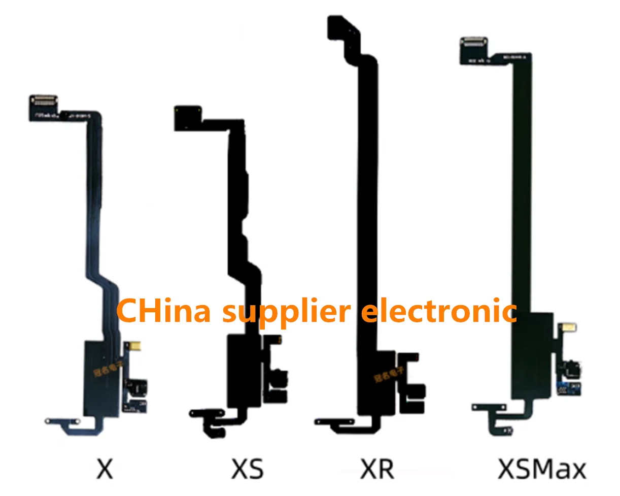 10 Stuks Fix Face Id Ontvanger Sensor Kabel Voor Iphone 11 12 13 Pro Max X Xs Xr Mic Sensor Luidspreker Flex Reparatie Onderdelen