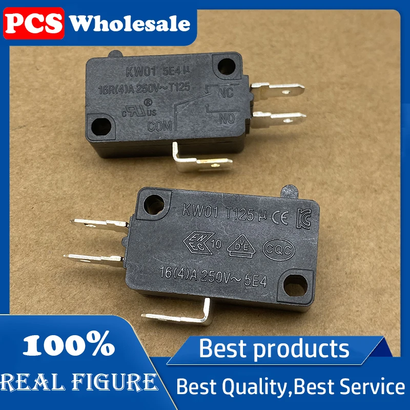 

Микропереключатель KW01, сверхлегкая сила, 16 А, 250 В, T125, обнаружение граничного положения, сброс, выключатель питания для путешествий