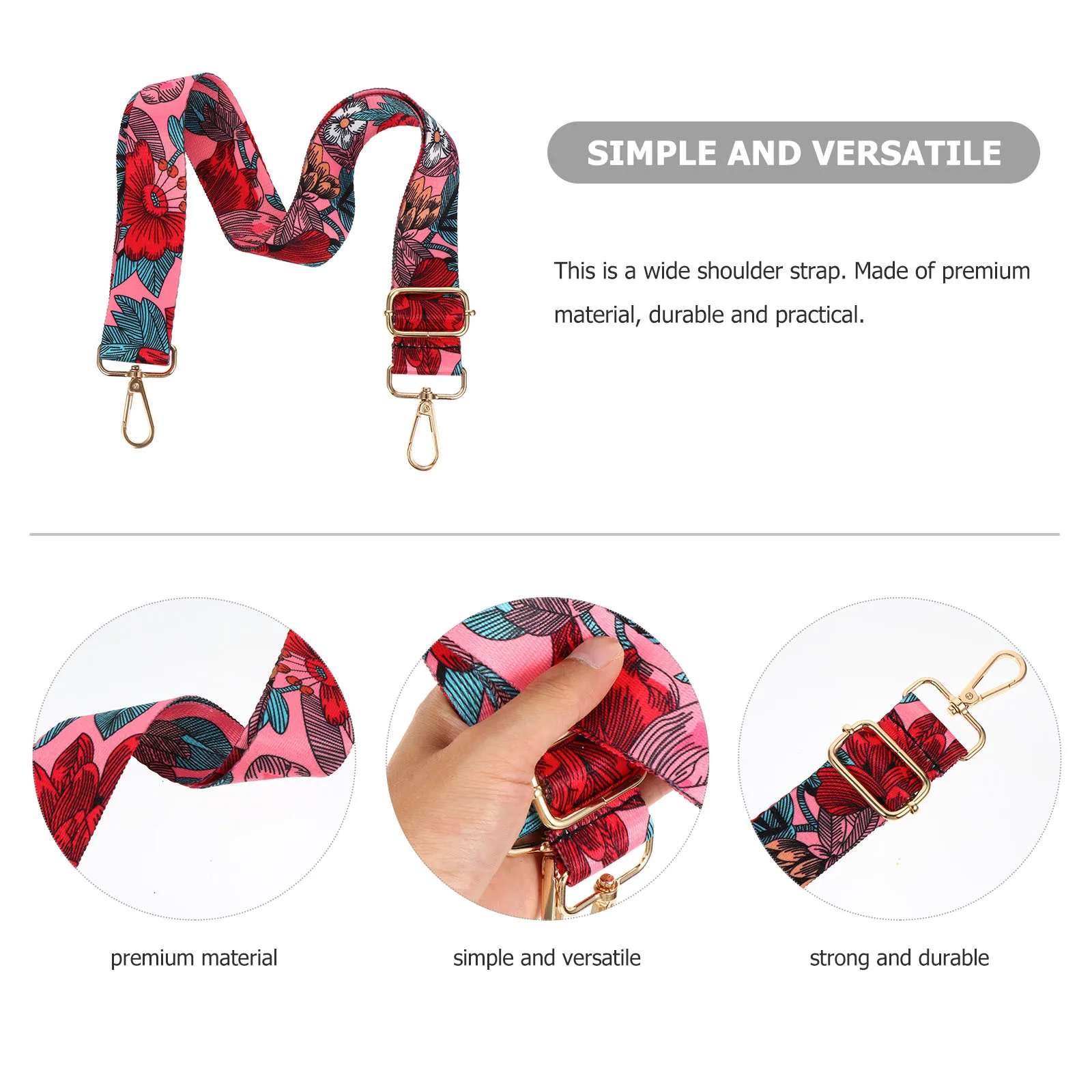 حزام حقيبة مبتكر بديل متين وحزام كتف عريض لحقائب اليد وحقائب كروس أنيقة تناسب جميع ملحقات الحقائب #3