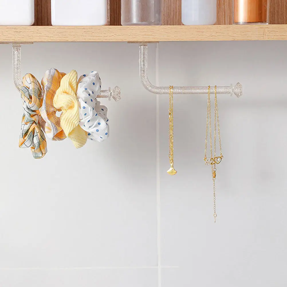 3 piezas de soporte simple para cintas de pelo, montado en la pared, para organizar todos los aros de pelo, diademas y coleteros, ideal para exhibición ordenada, idea de regalo.