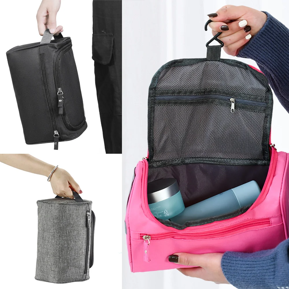 Men Toiletry Bag Large Hanging Bathroom Cosmetic Organizer Make Up Case Necessaries Storage Holiday Travel Accessory Wash Bags