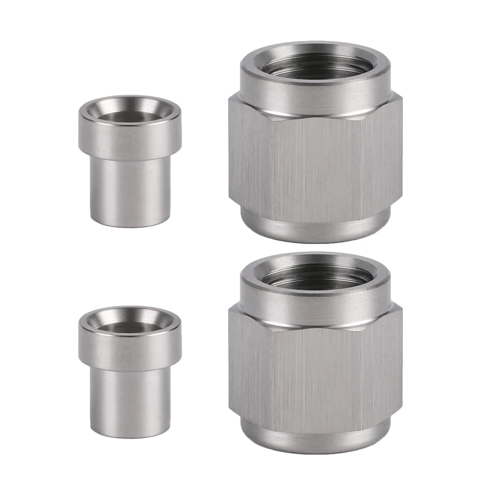 AN3 Stainless Steel Female Hardline Tube Nut and Sleeve Fitting for 3/16