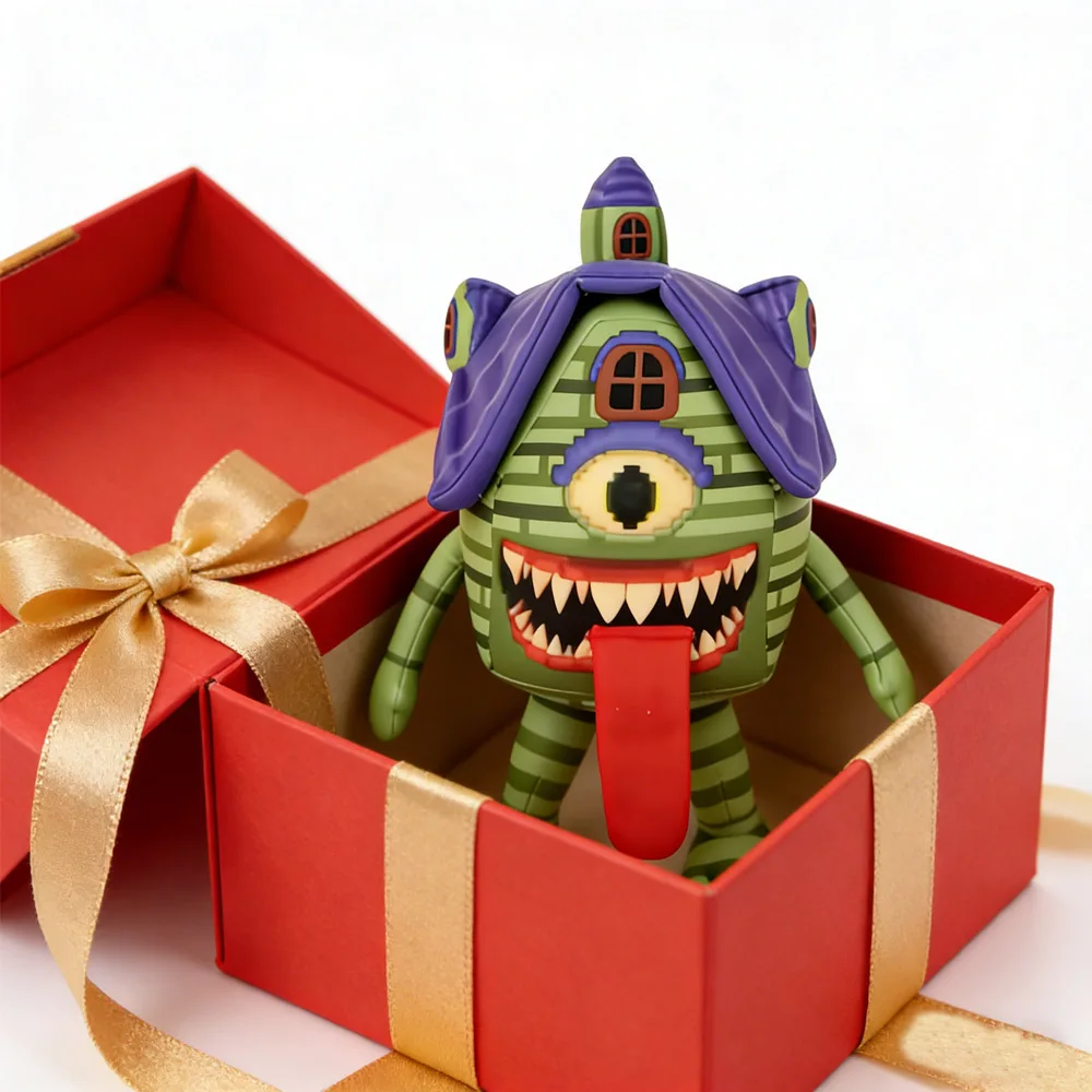 ตุ๊กตาสตีลอะเบรนร็อต ตุ๊กตาสัตว์ประหลาดแสนสนุก ตาโต หมวกสีม่วง จากสตีลอะเบรนร็อต ของเล่นตุ๊กตาสำหรับเล่นเกม