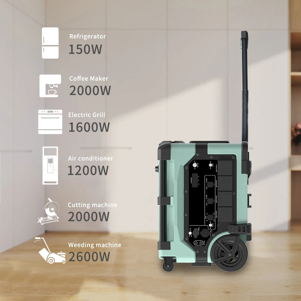 New Arrival 3600W Multifunction Solar Panel Energy Storage Back up Portable Solar Generator Solar Energy System