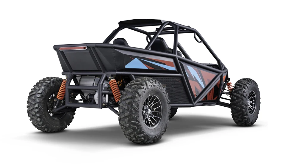 عربات التي تجرها الدواب الكهربائية للشاطئ الكبار 4x4 سباق كارت أربع عجلات مركبة كهربية 20KW بطارية ليثيوم كهربائية