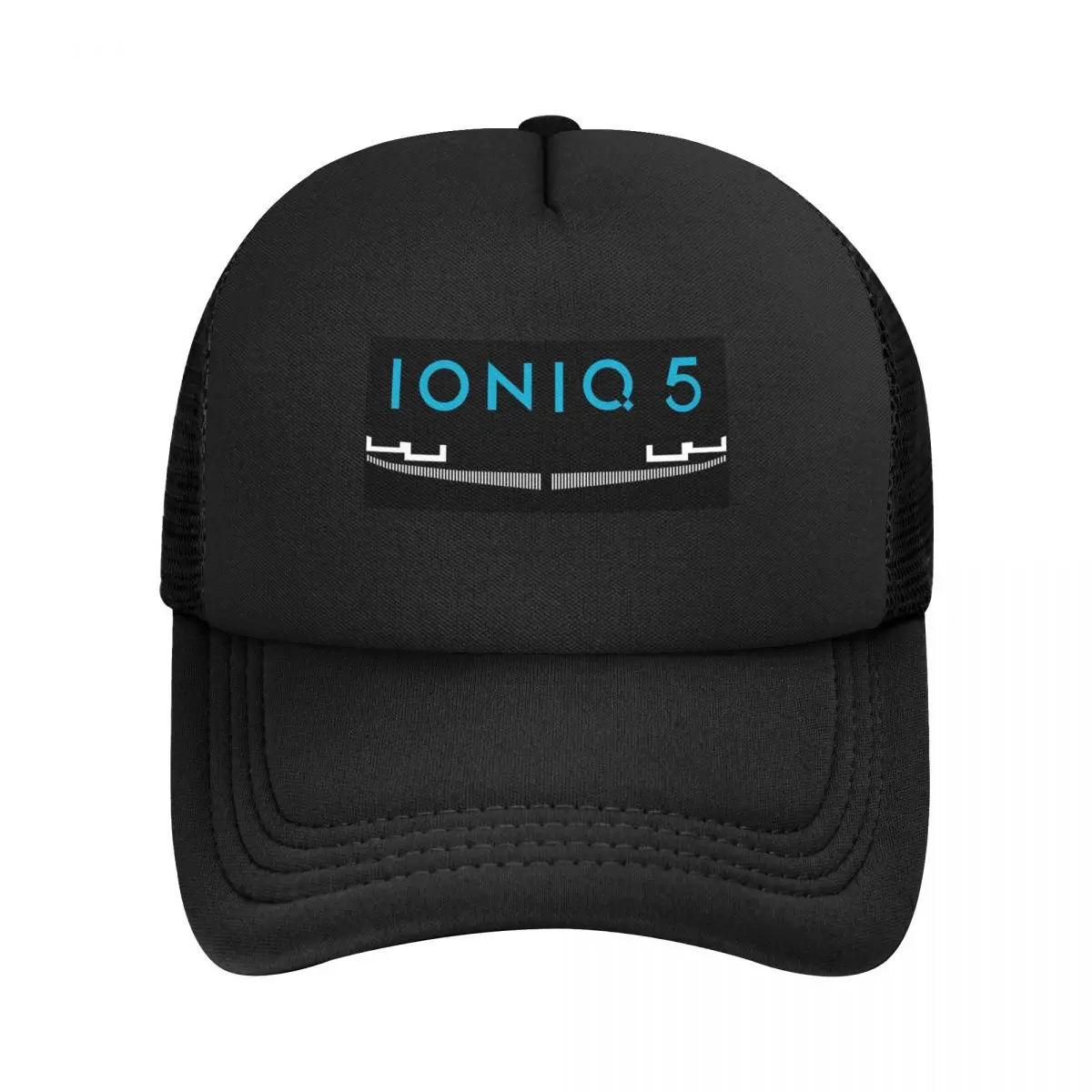 Ioniq 5 Iconic Front Grill And Logo Mesh Baseball Caps Snapback Fashion Baseball Hats Breathable Casual Casquette Outdoor Unisex