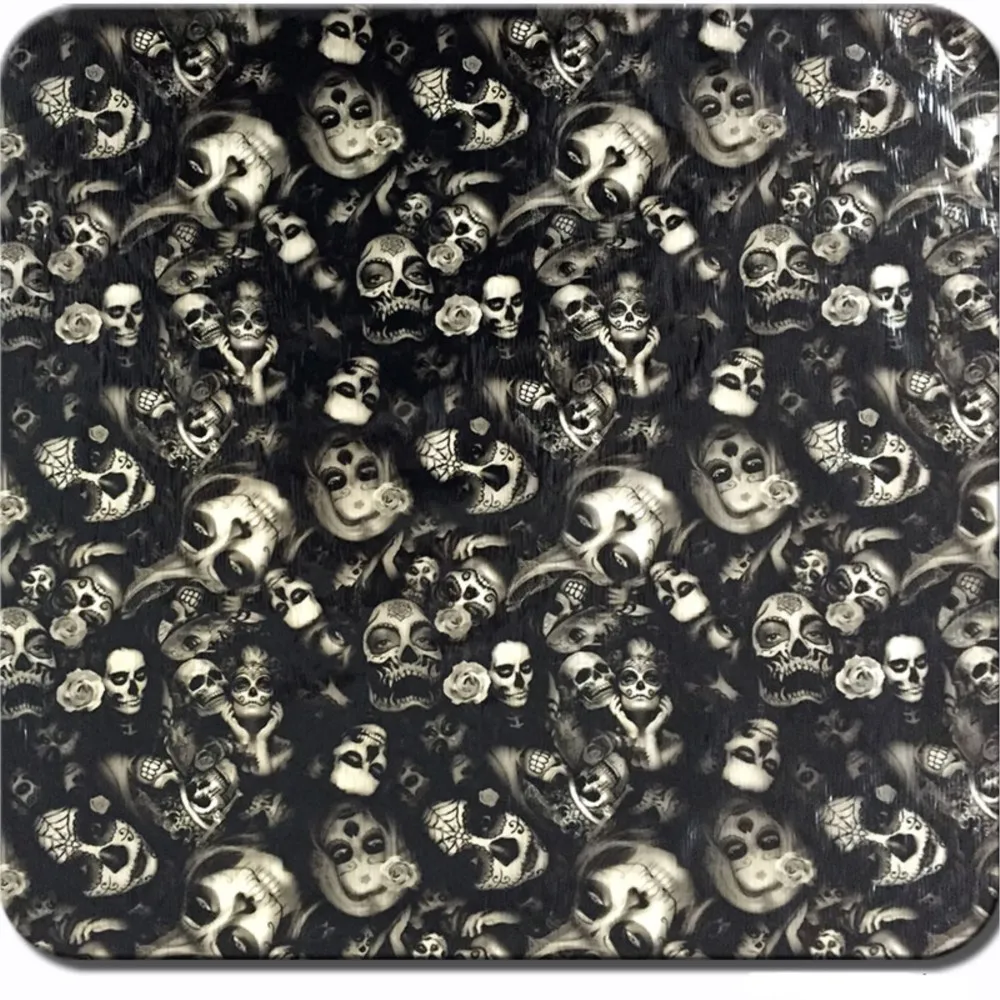 

WDF9053 20M Length Skull Water Transfer Printing Film Width 50cm Hydrographic Film