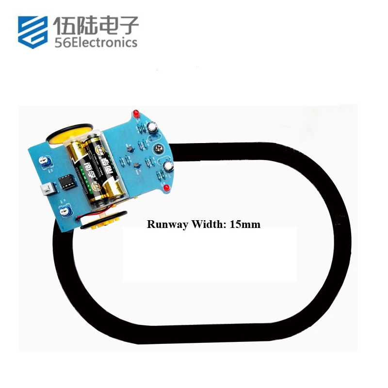 Smart Robot Car DIY Kits D2-1 Intelligent Tracking Line Automobile Parts Electronic Toy Spart Parts