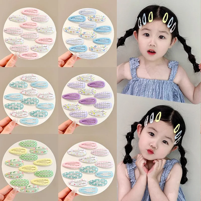 

8pcs/bag Candy Color Small Hair Clips Kids Children BB Clip Barrettes Headwear Cute Star Bangs Side Hairpins Hair Accessories