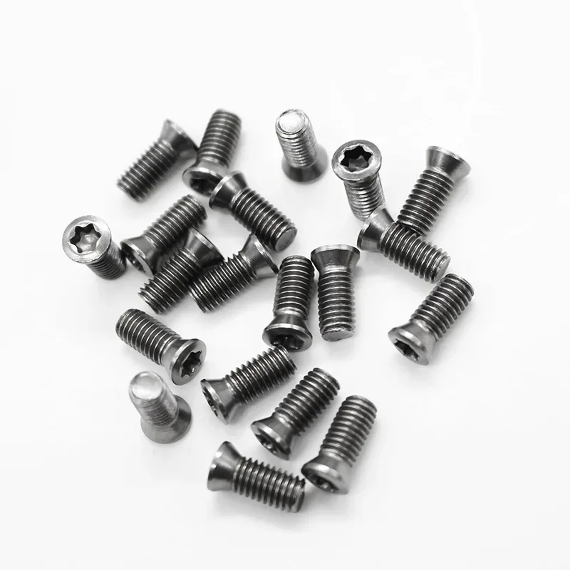 10pcs/Bag CNC Tooling Screws Milling Blade Turning Toolholder Plate Screws Plum Blade Screws M2 M2.5 M3 M3.5