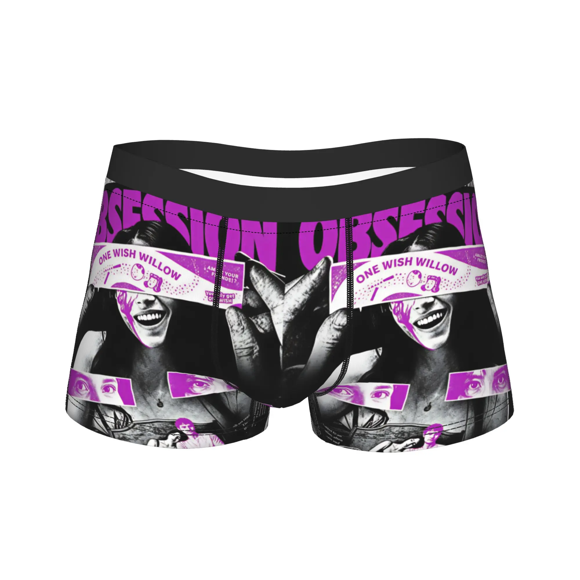 Movie Obsession I Love You (10) Underwear  Males Panties Custom DIY Soft Trend Boxer Shorts Quality Boxer Brief Plus Size 2XL