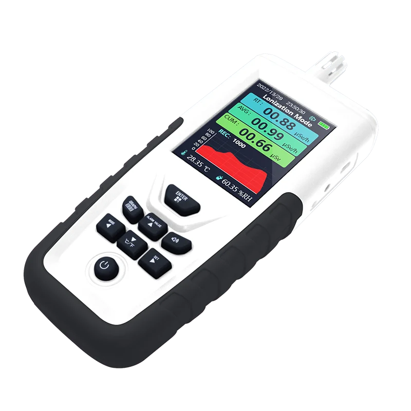 TC8500 Nuclear Radiation Detector Geiger Counter Rechargeable Handheld Counter Emission Dosimet X-ray Beta Gamma Detector