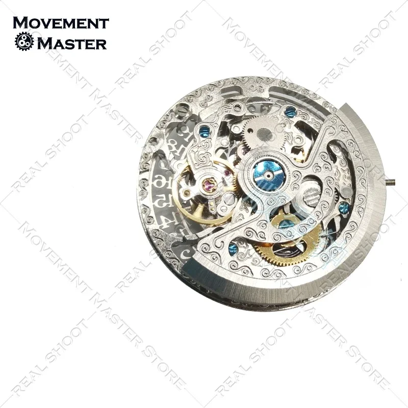 Movimiento mecánico de China, accesorios de reloj de movimiento blanco hueco de tres Pines, Shanghai Yite Ltt001t