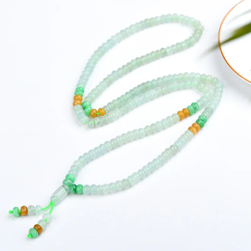 Gift Burmese Jade Abacus Beads Necklace for Men and Women Direct Wholesale Good Product