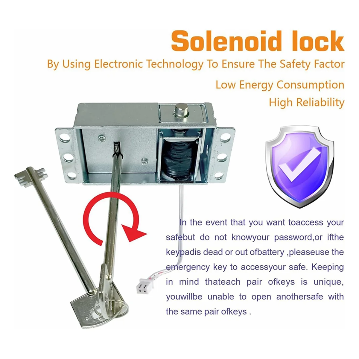 

Lock Replacement Chrome Digital Keypad Electronic LockJAS