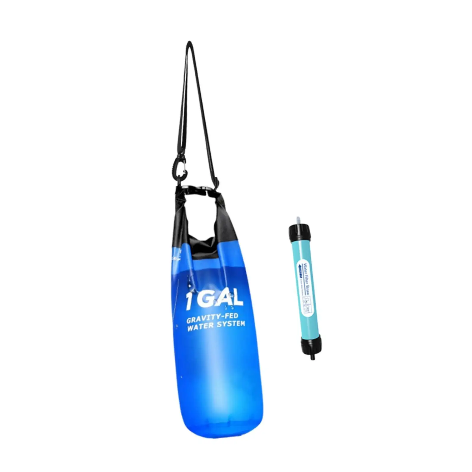 Multi Layer Water Filter System TPU PVC Straw Squeeze Bag Enhanced Purity for Backpacking Camping Hiking Cycling