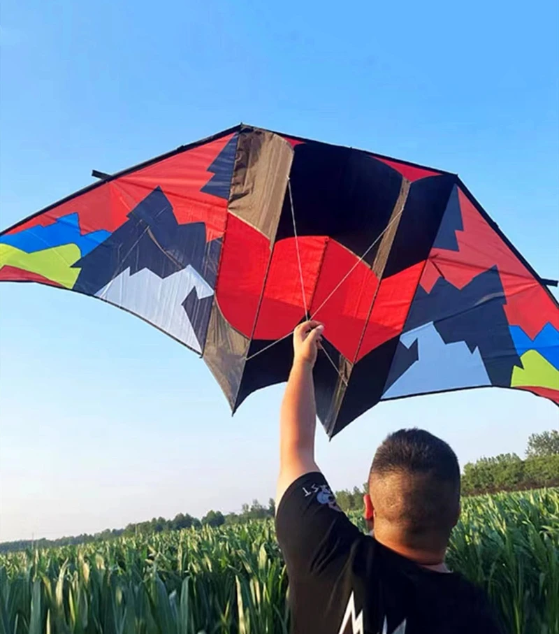 Free Shipping large glider kites flying for adults kites reel professional wind kites wooden kite reel outdoor toys kite string