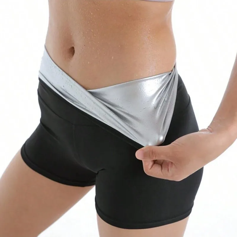 Calça de Suor Sauna Feminina, Legging Controle Thermo Gordura, Shapers Do Corpo, Calcinha Fitness Controle Estiramento, Calção de Cintura Fina