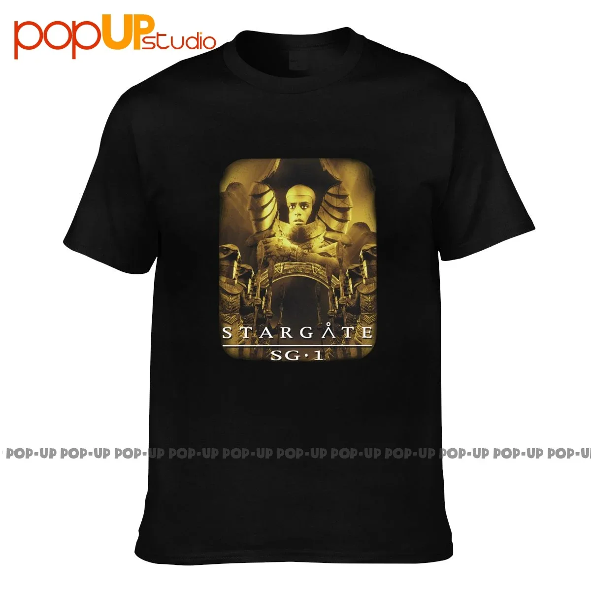 Stargate Sg1 Goauld Apophis Sci Fi Tv Alien Show T-shirt Tee Shirt Vtg Unique Splicing Streetwear