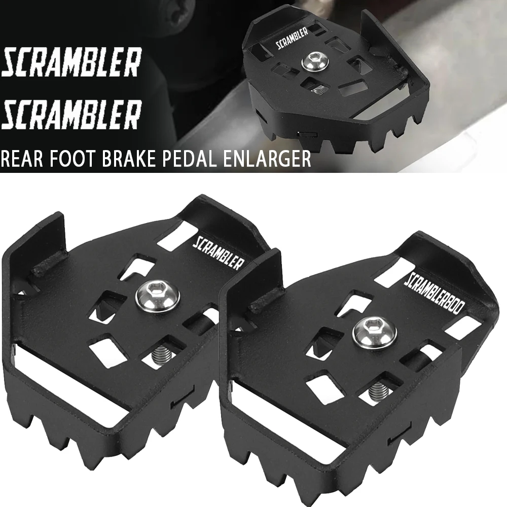 

Rear Foot Brake Lever Pedal Enlarge Extension FOR DUCATI Scrambler 400 SCRAMBLER 800 2014 + 2015 2016 Motorcycle scrambler1100