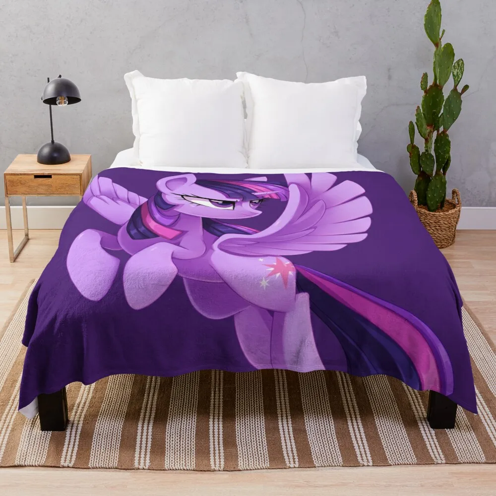 

Twilight Sparkle Throw Blanket Heavy Plush Blankets